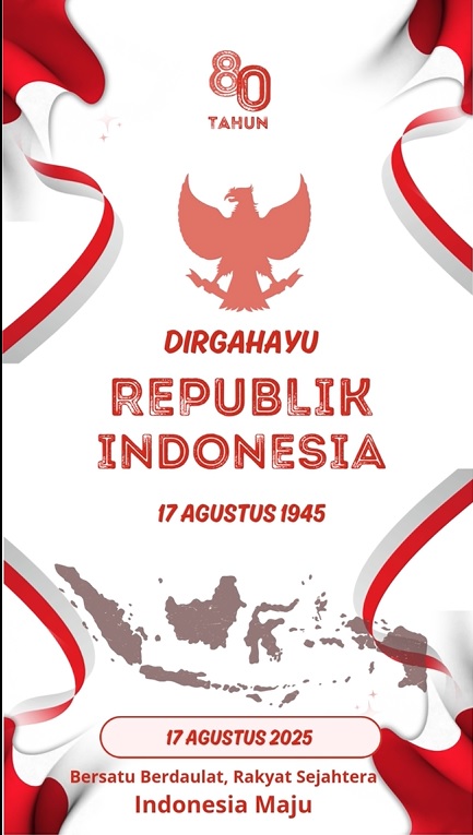 Dirgahayu ke-80 Republik Indonesia